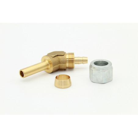 RACCORDO FARO CURVO 8 45°...