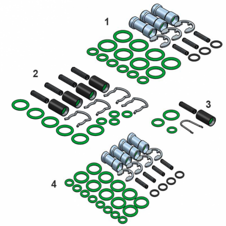 KIT REVISIONE INIETTORI AC...