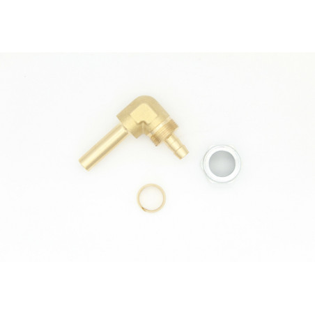 RACCORDO FARO CURVO 8 90°...